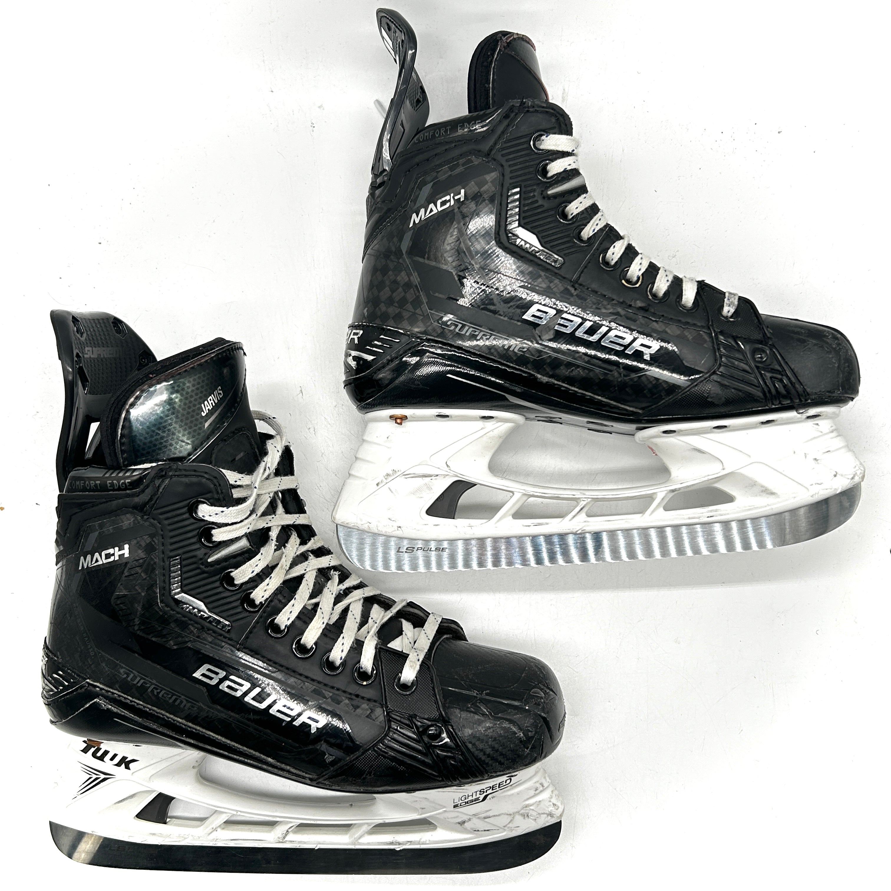 Bauer Supreme Mach - Patins NHL Pro Stock d'occasion - Seth Jarvis - Taille L : 7,25D/R : 7,5D #3